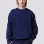 Loose Fit Sweat Shirt - Dark Blue